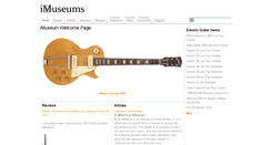 Desktop Screenshot of imuseum.com